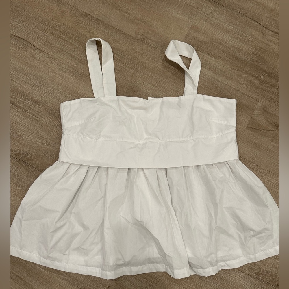 NWOT Tuckernuck Pomander Place White Patti Top XXL